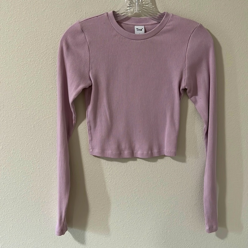 TNA - long Sleeve Crop Top -fits like an XS